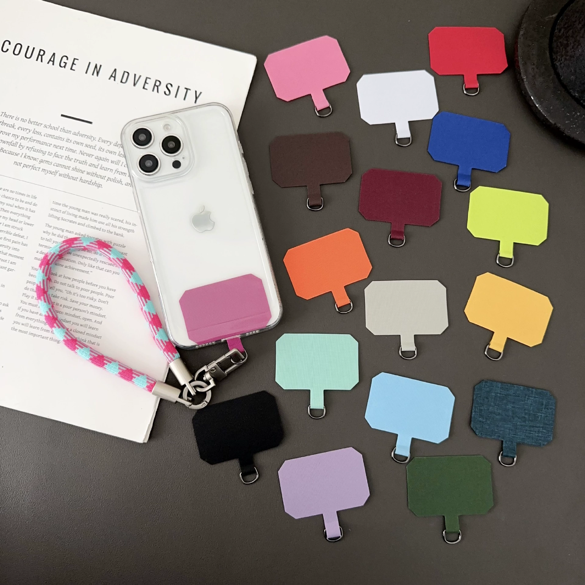 Изысканный зажим фиксированная прокладка прочный мобильный телефон крючок для карты крючок для мужских и женских подвесок для мобильных телефонов прокладки DIY аксессуары