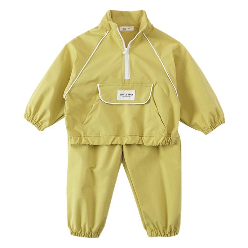 Ropa infantil Bangxuan, conjunto deportivo infantil, tops casuales de otoño para niños, pantalones jogger, conjunto de dos piezas para niñas, ropa de bebé image 1