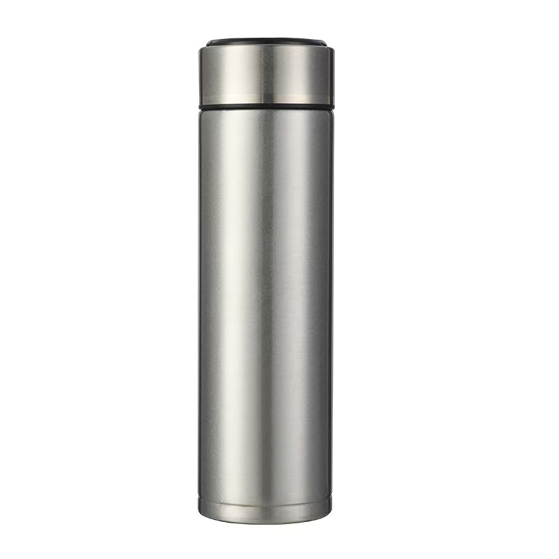 Taza de agua inteligente 316 de acero inoxidable 304 Taza recta de separación de té Regalo unisex Vaso de agua con aislamiento de letras de negocios