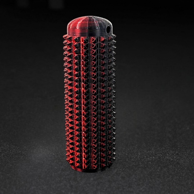 クロスボーダー Spiky Grippie Stim キーホルダー ポータブル指先減圧マッサージ キーホルダー 3D プリント|undefined