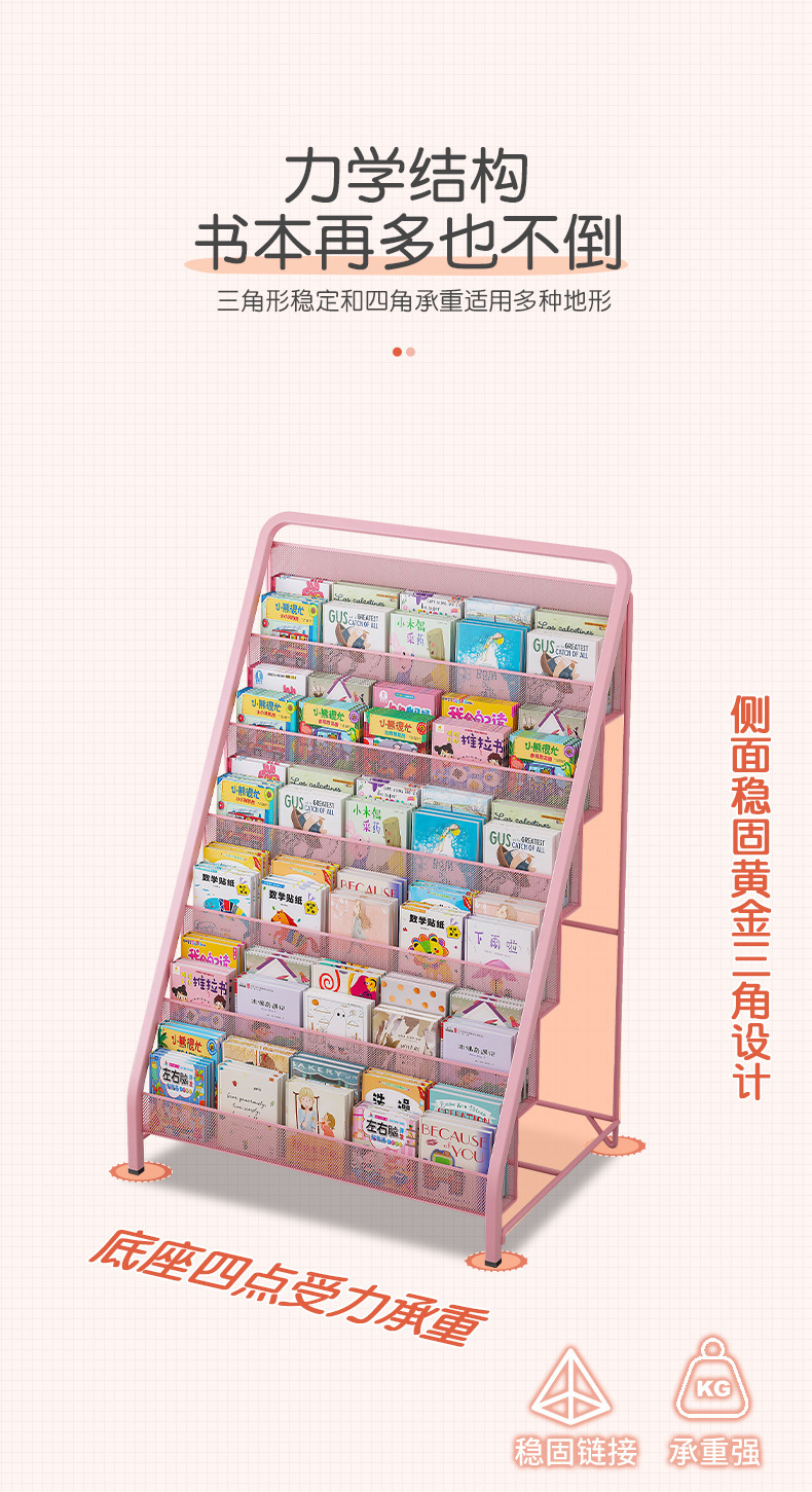 复制_宝宝绘本架儿童书架家用杂志架子简易铁艺书.jpg