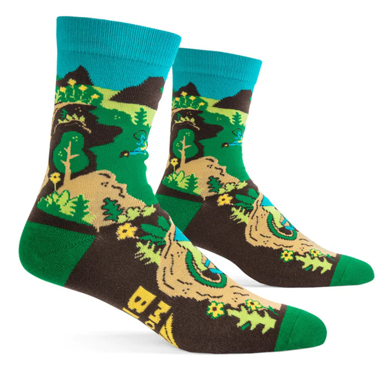 A Pair Quantity Cute Funny Unisex Cartoon Cotton Crew Socks A Pair