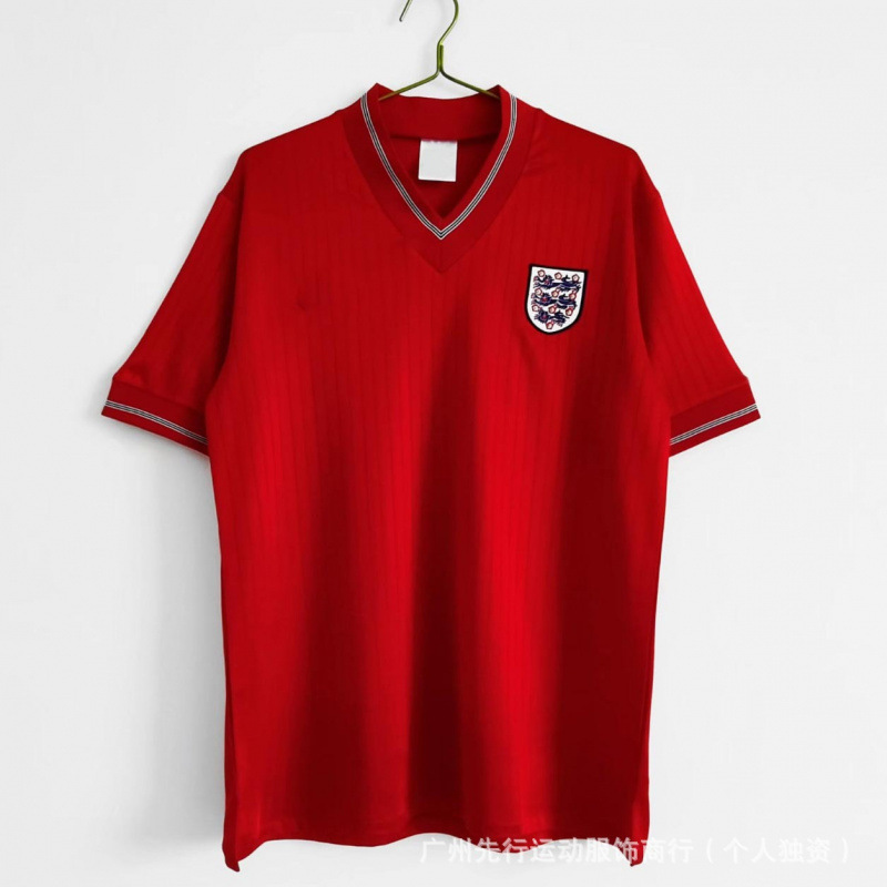 Colección de fútbol retro popular Argentina Alemania Inglaterra Brasil Copa Mundial de fútbol de manga corta