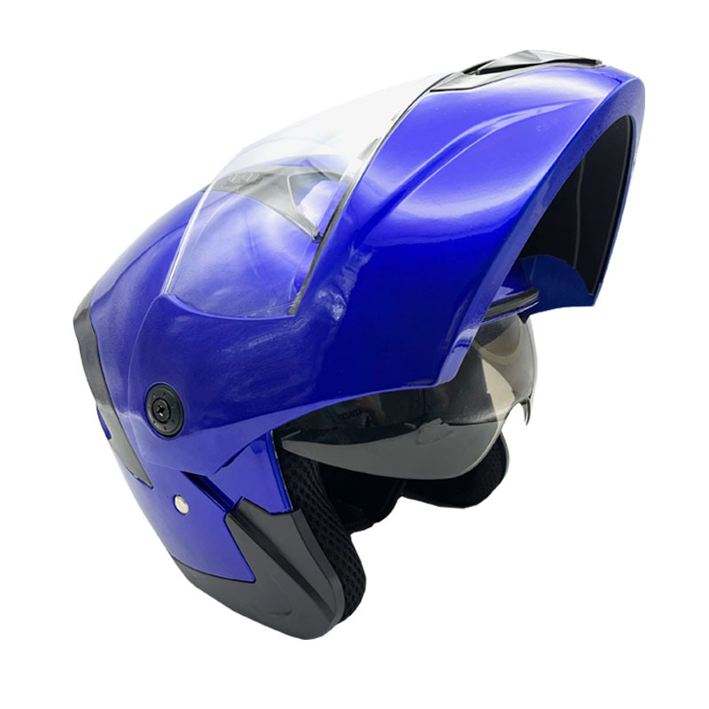 Nuevo producto nuevo casco de doble lente estándar nacional casco de motocicleta masculino y femenino cuatro estaciones casco de motocicleta