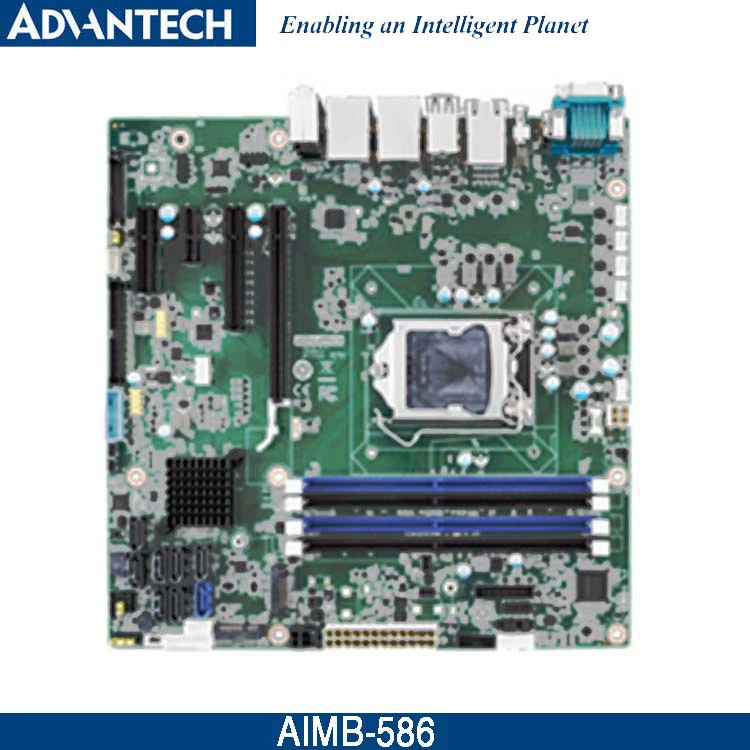 Платформа промышленная материнская плата AIMB-586 от Advantech 1200 соединение Q470E набор микросхем поддерживает процессор десятого поколения