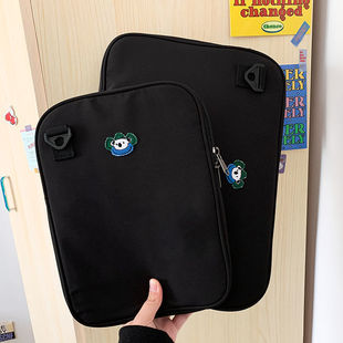 Korean Ins Niche Design Lemon Embroidered Laptop Bag Pro13 Inner Bag iPad Cosmetics Bag 11inch