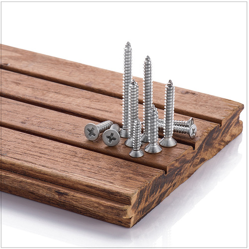 304 stainless steel screws flat head self-tapping screws manufacturer wholesale cross countersunk head self-tapping screws M3M4.2M5