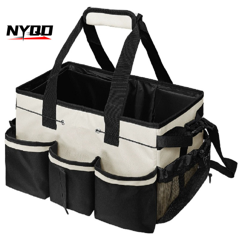 清洁工具收纳箱斜挎清洁背包手提保洁Cleaning tools storage kit|undefined