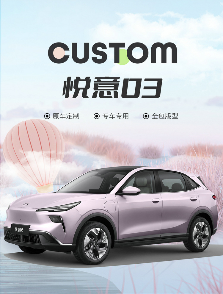 Suitable for 2025 Pentium Yueyi 03 Special Car Fully Enclosed Car Seat Cover Perforated Breathable Car Seat Cover