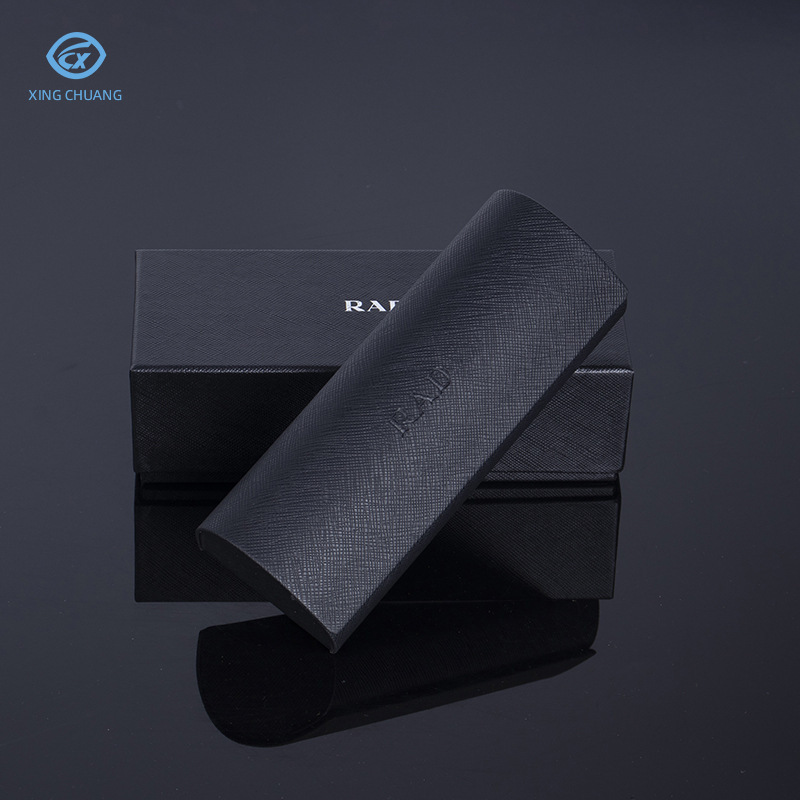 Quality Classic Sunglasses suit Pressure-proof Storage Box Gift suit Fashion Leather Men's Business PU Glasses Case