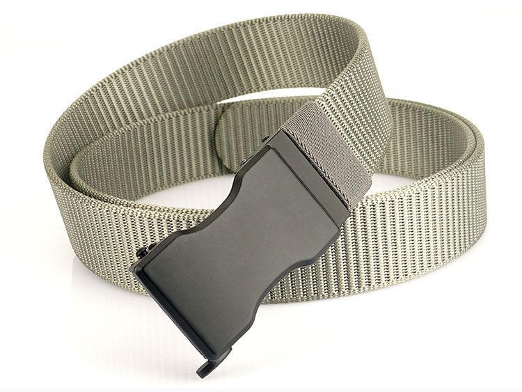 Nylon Casual Belt With Automatic Buckle For Men Quick Drying_voghion.com
