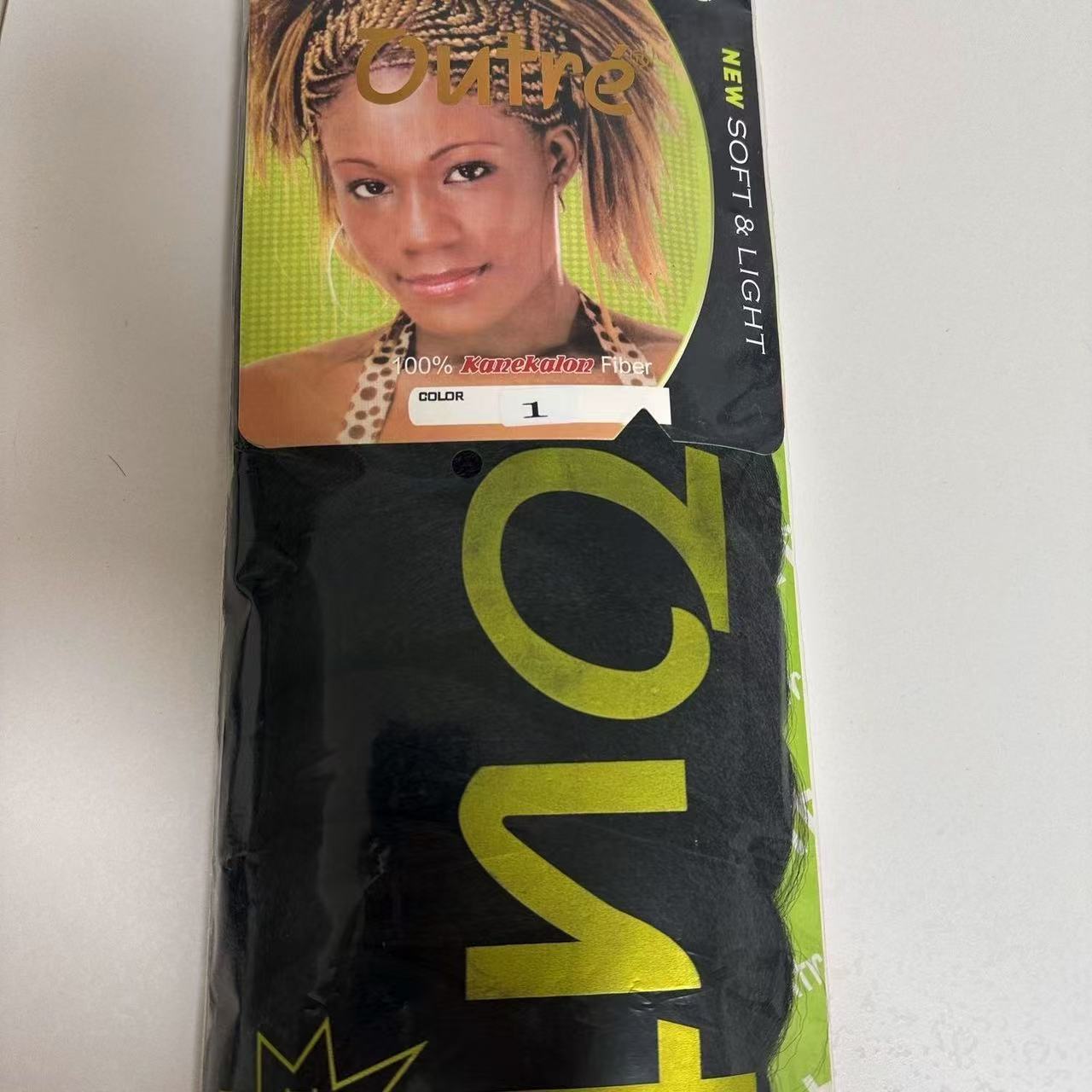 Outre Xpression trenza 82 pulgadas gran pelucca de trenza africana negra pelucca de trenza sucia 165g