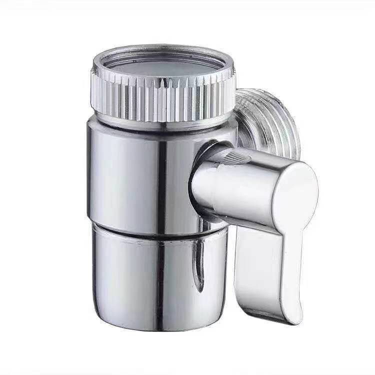 Faucet One in Two Out Water Distributor Switch Shower Vegetable Basin Basin Faucet Hot and Cold Faucet Diverter Valve