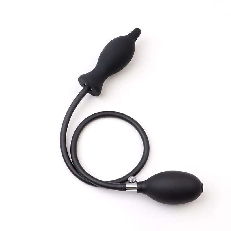 Inflatable Silicone Anal Plug, Adjustable Valve, Multiple Shapes and Sizes (0.124 kg)