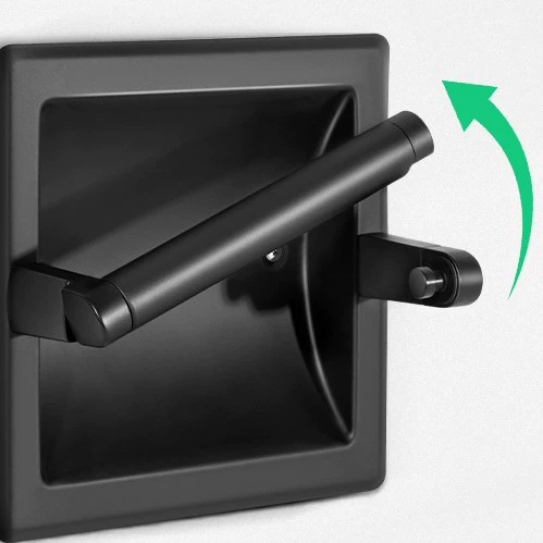 Встроенный в стену держатель для бумажных полотенец, держатель для рулонной бумаги для ванной комнаты, хранилище рулонной бумаги для ванной комнаты из нержавеющей стали в общественных местах, туалетная бумага для гостиниц