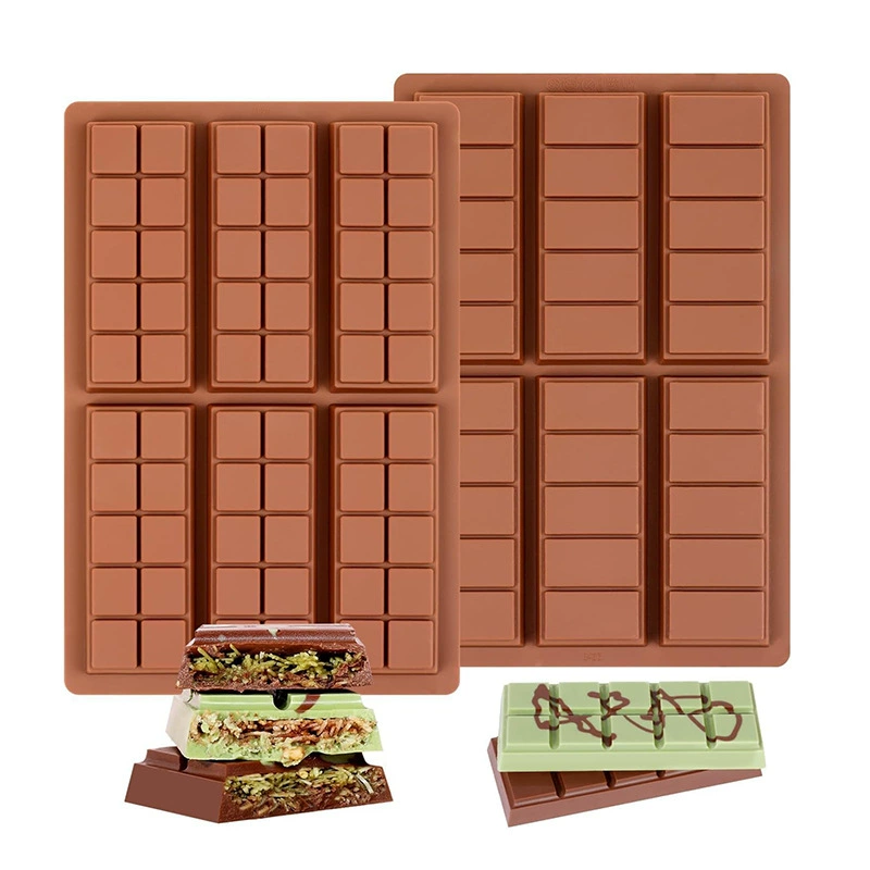 Dubai chocolate silicone mold making complementary nut candy energy bar cake baking tool abrasive tool