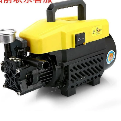 Car Washing Machine, Car Cleaning Gadget, Car Brushing Pump, Household High-Power Ultra-Pressure Fully Automatic Portable 220V Handheld (Car washing machine) - f6-golden-luxury-bare-device-no-accessories