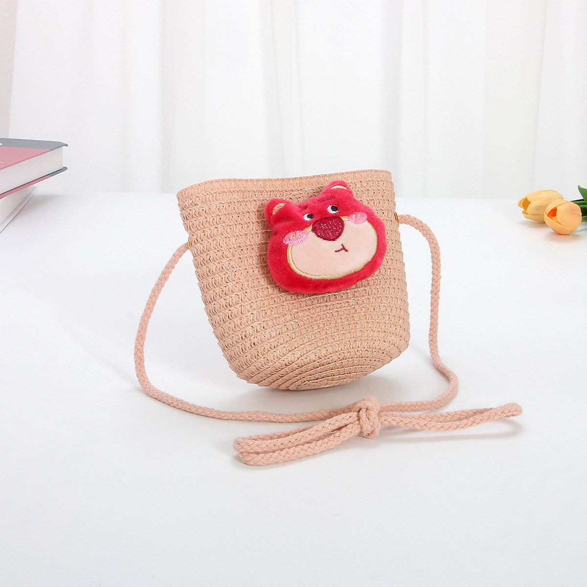 라이트핑크백 - 딸기곰