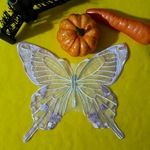 渐变色蝴蝶儿童服装配饰] DIY手工 舞蹈服装民族可爱风刺绣