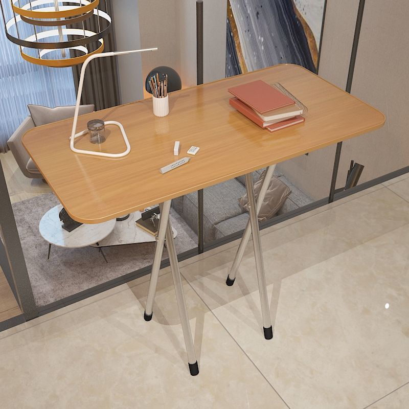 Mesa plegable simple portátil rectangular contra la pared pequeña mesa dormitorio de alquiler mesa de comedor pequeña mesa cuadrada al aire libre