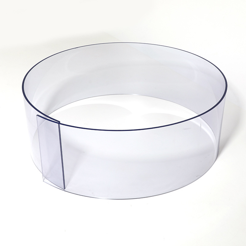 透明PC板加工热压弯弧圆形立管PC板材吸塑成型塑料五轴切割批发