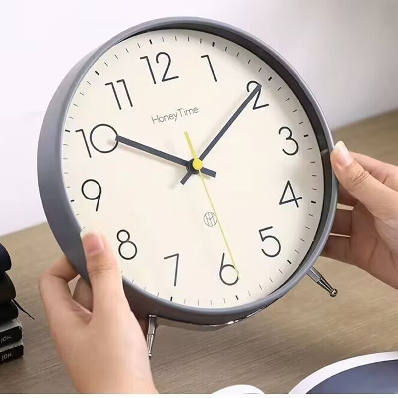 Reloj de escritorio, reloj de escritorio, despertador doméstico, sala de estar, reloj de escritorio silencioso, reloj simple, decoración, reloj de péndulo