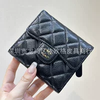 Кошелек для визиток, держатель карт, корейский стиль, стиль Chanel, [Перекрёстной торговлей]