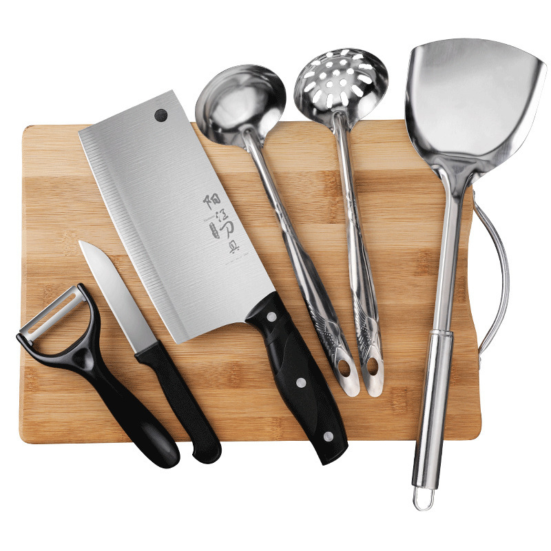 Cuchillo de cocina afilado Yangjiang cuchillo de cocina de cocina cuchillo de cocina dormitorio conjunto de tabla de corte super