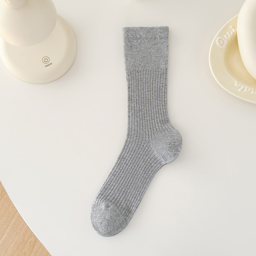 Calcetines estilo ballet para mujer, calcetines de pila blancos finos de verano, calcetines de pantorrilla largos de miu, calcetines finos de verano