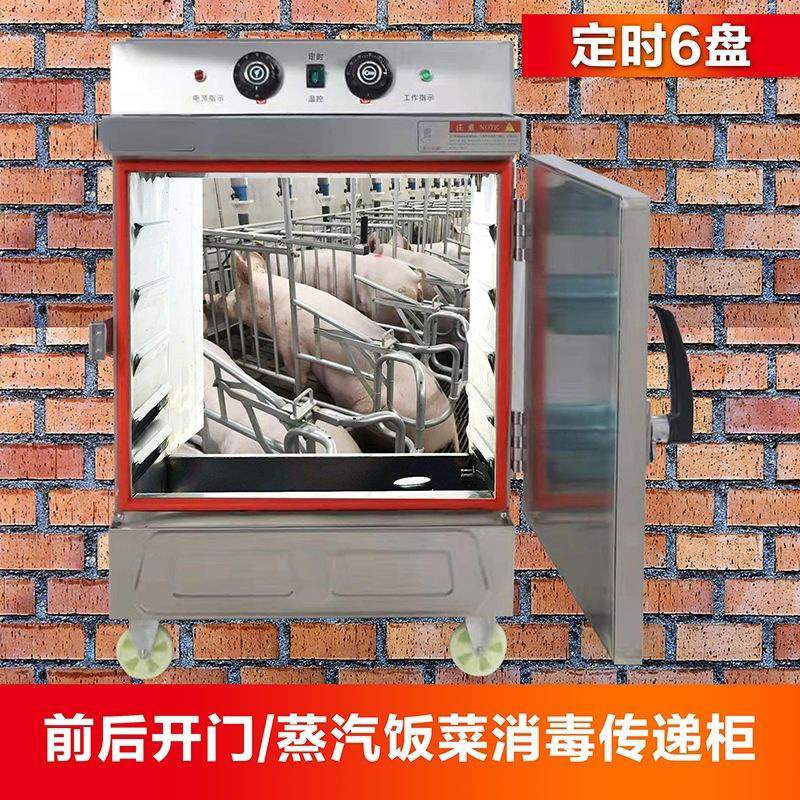 Puerta abierta delantera y trasera puerta abierta doble gabinete de transferencia para granja de comidas de vapor de granja de cerdos desinfección de alta temperatura gabinete de arroz al vapor caja de vapor