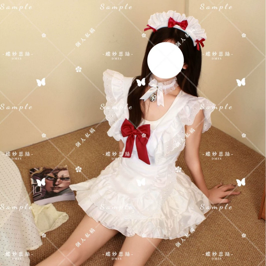 Butterfly Miao Si Sexy Pure Desire Style Maid Halloween Cosplay Costume Amusement Park Date Dress Set A1093 Butterfly Miao Si Sexy Pure Desire Style Maid Halloween Cosplay Costume Amusement Park Date Dress Set A1093