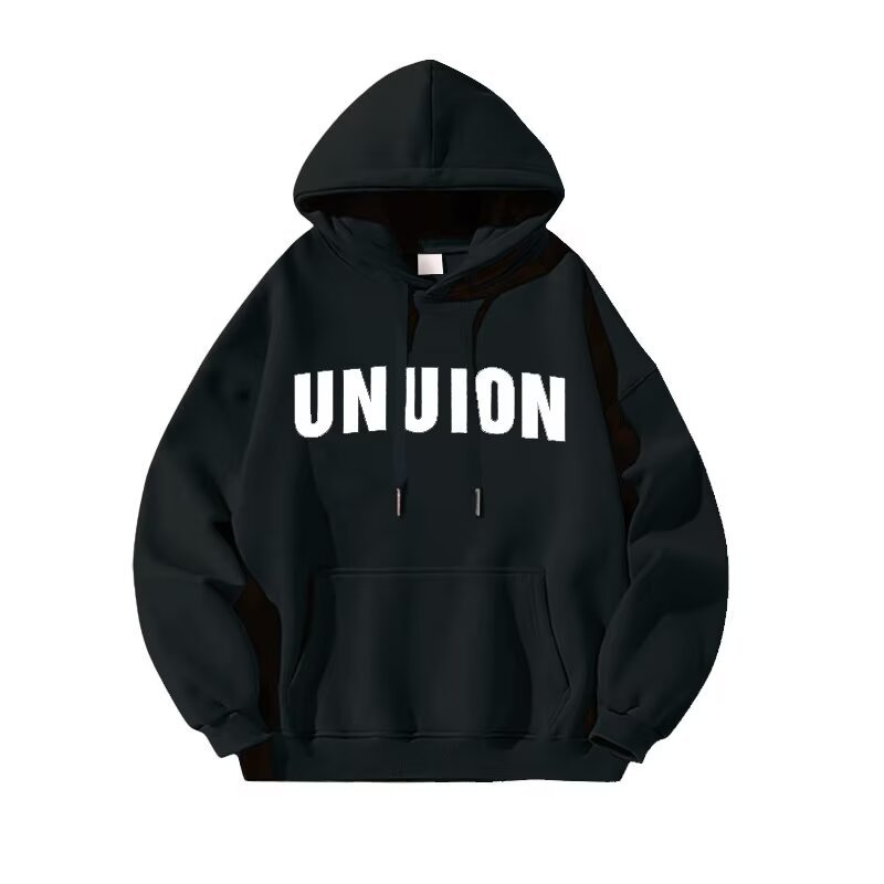 Felpa con cappuccio uomo stile hong kong oversize con scritte_voghion.com