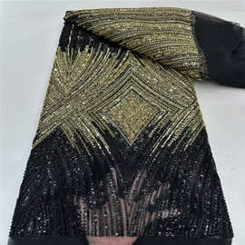 Very high quality bead lace时尚新款重工珠子蕾丝面料 big lace