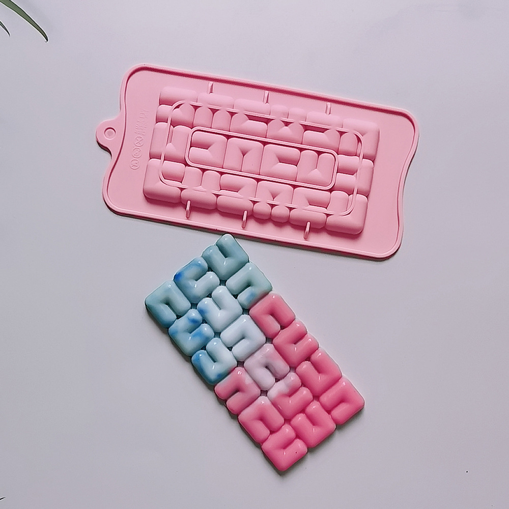 453 chocolate Euler molde de silicona para pastel de chocolate gelatina molde de pan herramientas de horneado