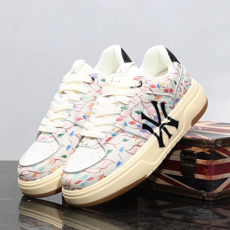 Европейские белые туфли на толстой подошве, увеличивающие рост, новые повседневные мужские туфли из натуральной кожи, туфли для папы, весенняя спортивная обувь для пар, 1837 г.