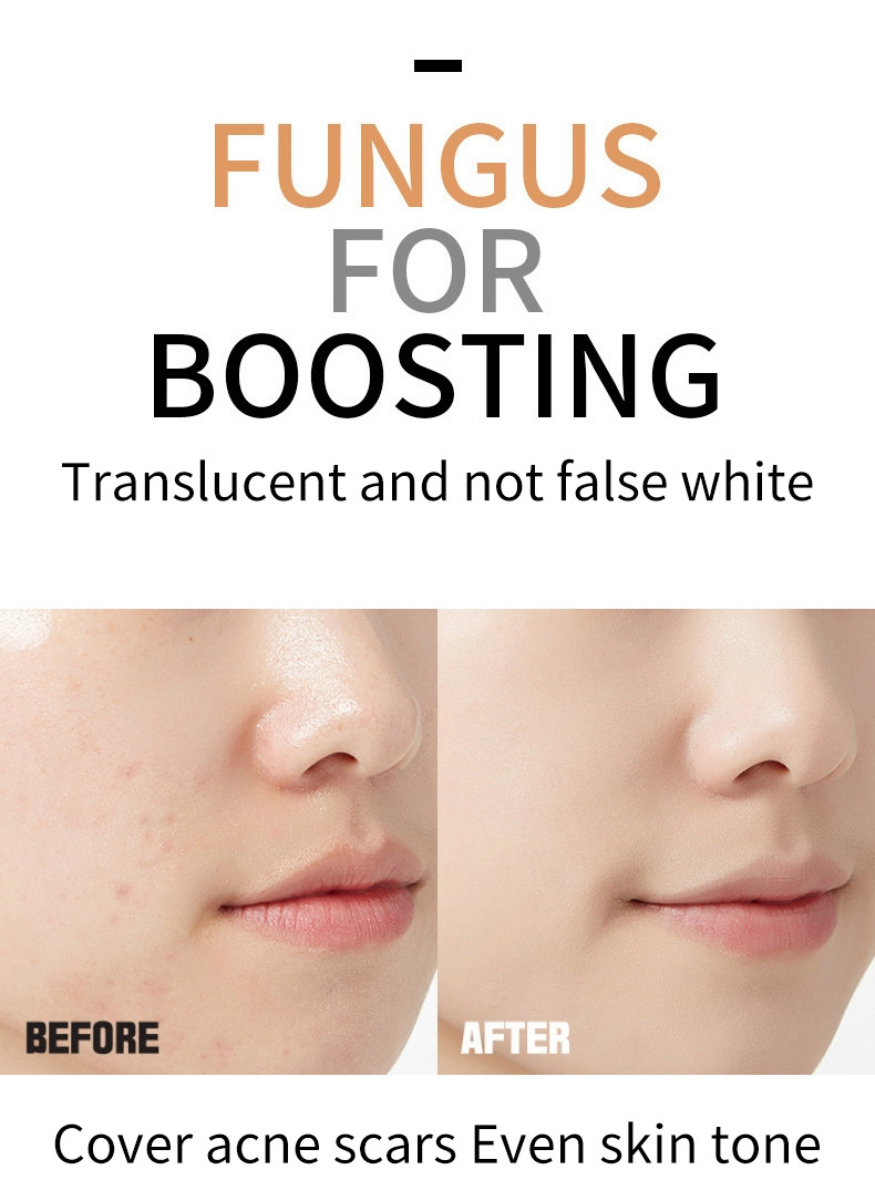VIBELY Concealer Moisturizing Mushroom Head Cushion Beauty Cream Long-lasting, Oil-Control and Non-caking bb Cream Setting Powder Compact undefined