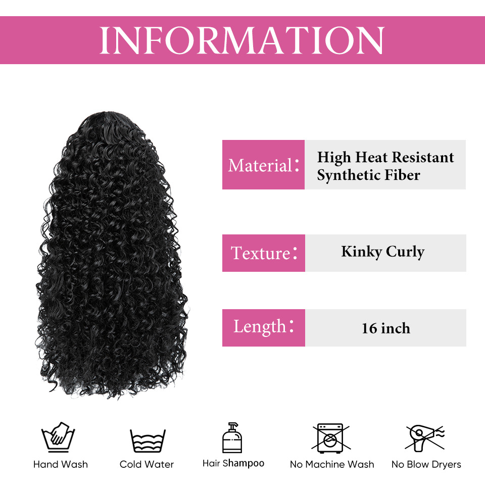 Women's African Style Multicolor Casual High Temperature Wire Long Curly Hair Wig Clips display picture 5