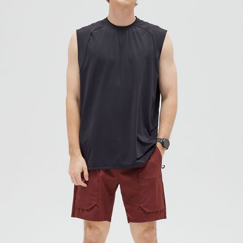 lulu spliced ​​men's quick-drying shorts marathon sports shorts men's breathable fitness wear casual basketball training pants