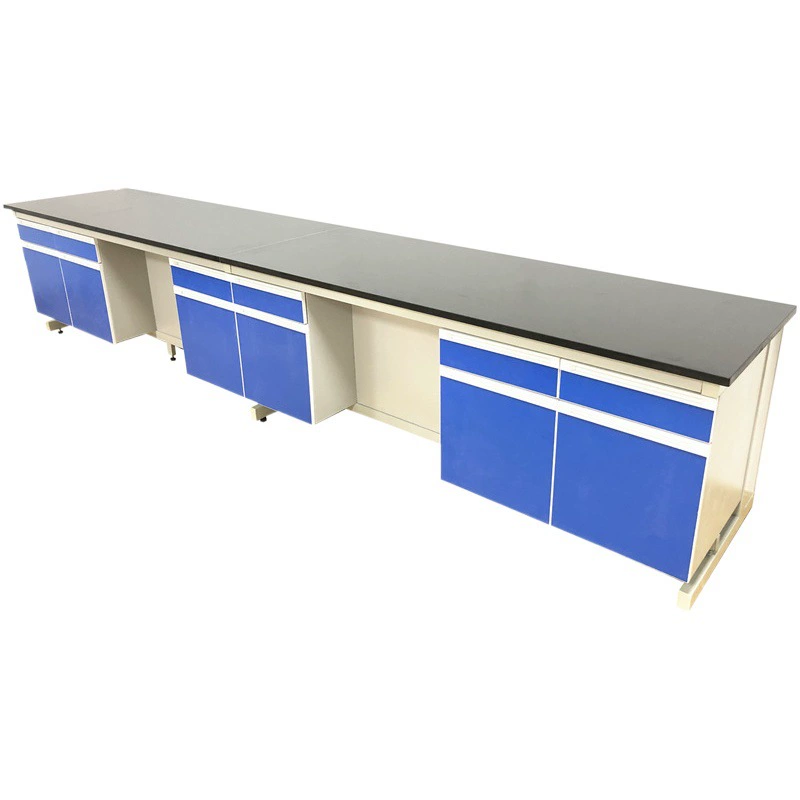 Стальной лабораторный стол, верстак, цельностальной центральный стол, экспериментальный стол, лабораторный рабочий стол, вытяжной шкаф