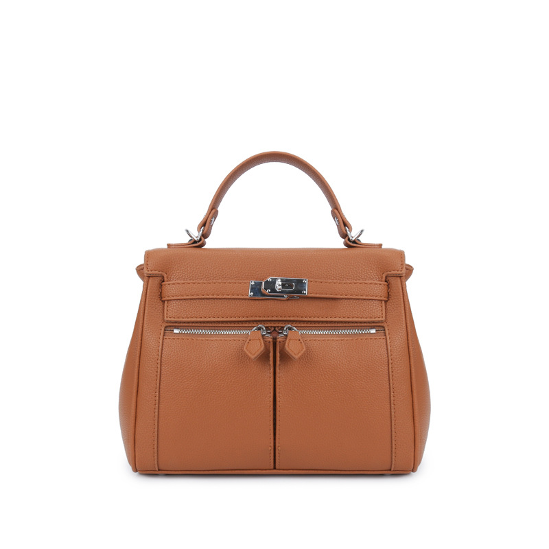 Comercio exterior bolso de mano de doble bolso Kelly mujer 2025 nueva moda de gran capacidad mochila de hombro mochila de viaje