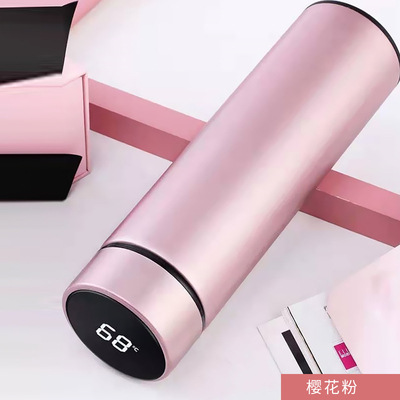 Taza de vacío inteligente de acero inoxidable 304 para té, hombres y mujeres, taza térmica con separación de infusor y logo personalizado