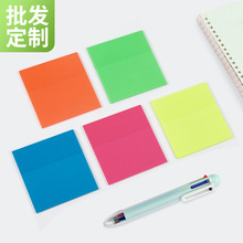 跨境专供荧光便利贴粘性强便签本学习办公记事贴索引贴厂家批发