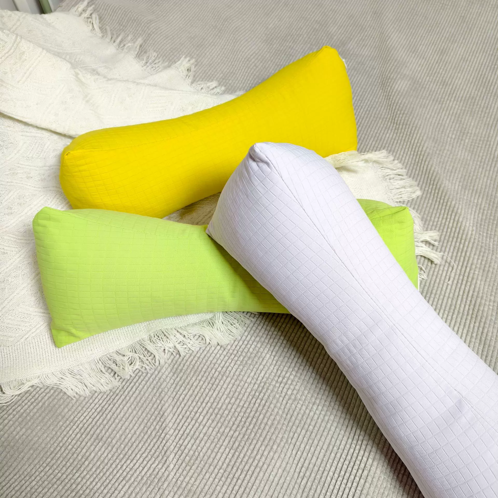 三角枕骨头枕荞麦壳养生枕颈椎枕缓解疲劳老粗布学生枕头颈椎枕芯