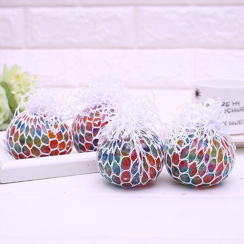 6.0 Colored Crystal Grape Ball, Vent Ball, Stress Relief Toy, New and Strange Toy, Funny Hand Toy