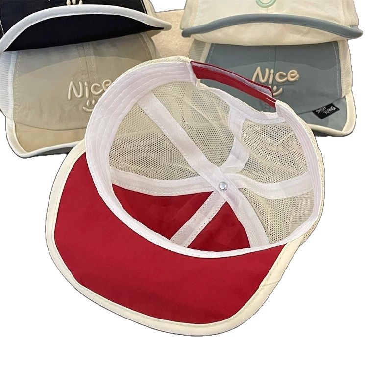 Sombrero de secado rápido para bebés, sombrero de verano delgado para bebés, sombrero de boca de pato transpirable para niños y niñas, sombrero de béisbol de brilla suave, sombrero de protección solar, marea