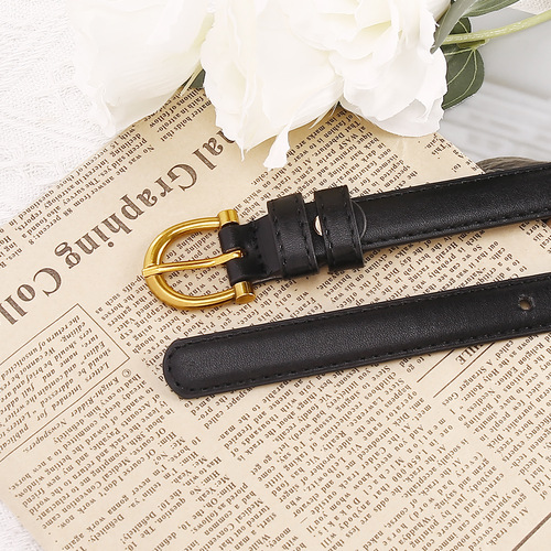 New Women's Belt with Pin Buckle PU Belt, Unisex Fashion Women's Belts Wholesale Casual Women's Belts