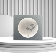 新款中秋月饼礼盒6/8粒装黑银色硬盒礼品包装盒空盒定制