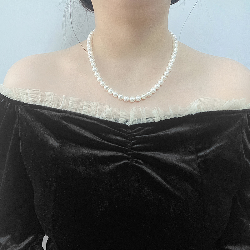 Fashion Geometric Pearl Necklace