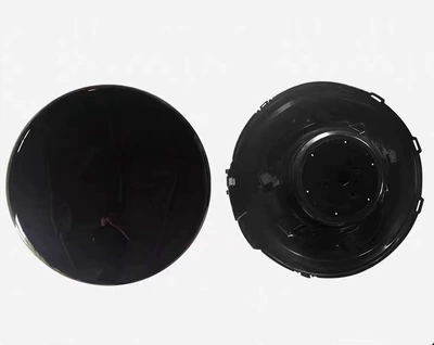 cover spare tire shell — Spare wheel cover - black-cover-base-assembly