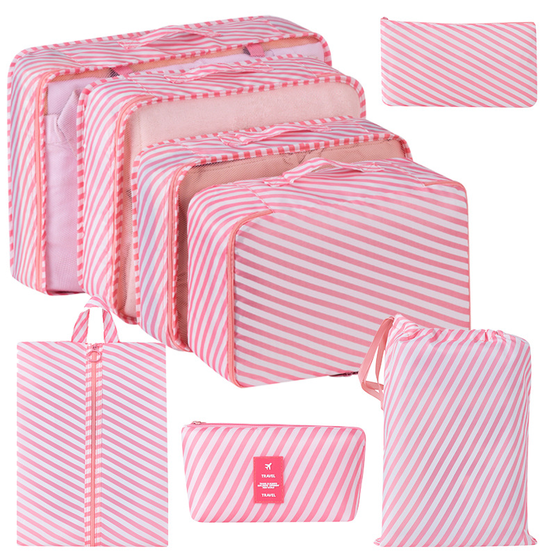 Bolsa de almacenamiento de viaje transfronterizo de ocho piezas Bolsa de almacenamiento de viaje de negocios Bolsa de almacenamiento de gran capacidad Bolsa de almacenamiento de viaje impermeable